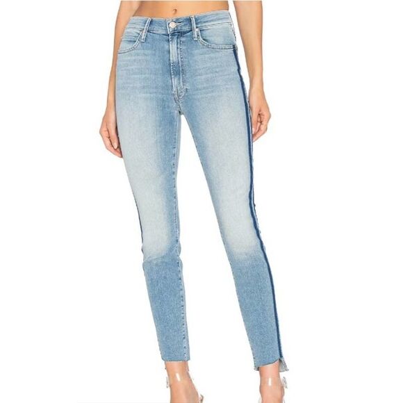 Mother Stunner Zip Ankle Step Fray Light Kitty Racer Sz. 24 - Picture 8 of 8